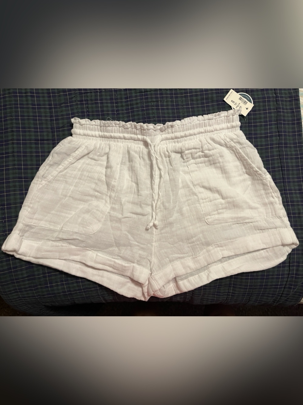 Aeropostale white linen size medium shorts - NWT